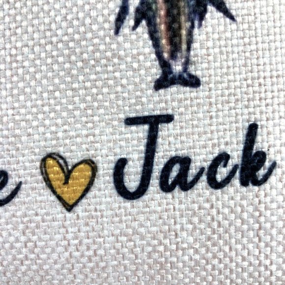 WZMPA Cosmetic Bag Peace Love Jack Halloween Makeup Pencil Case - Picture 7 of 11